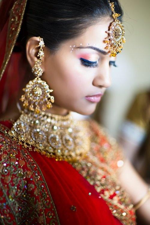 印度新娘耳环,