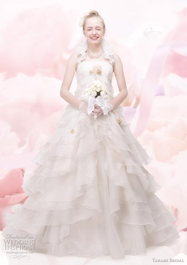 荷叶边蓬蓬裙婚纱,Royal Executive 婚纱,