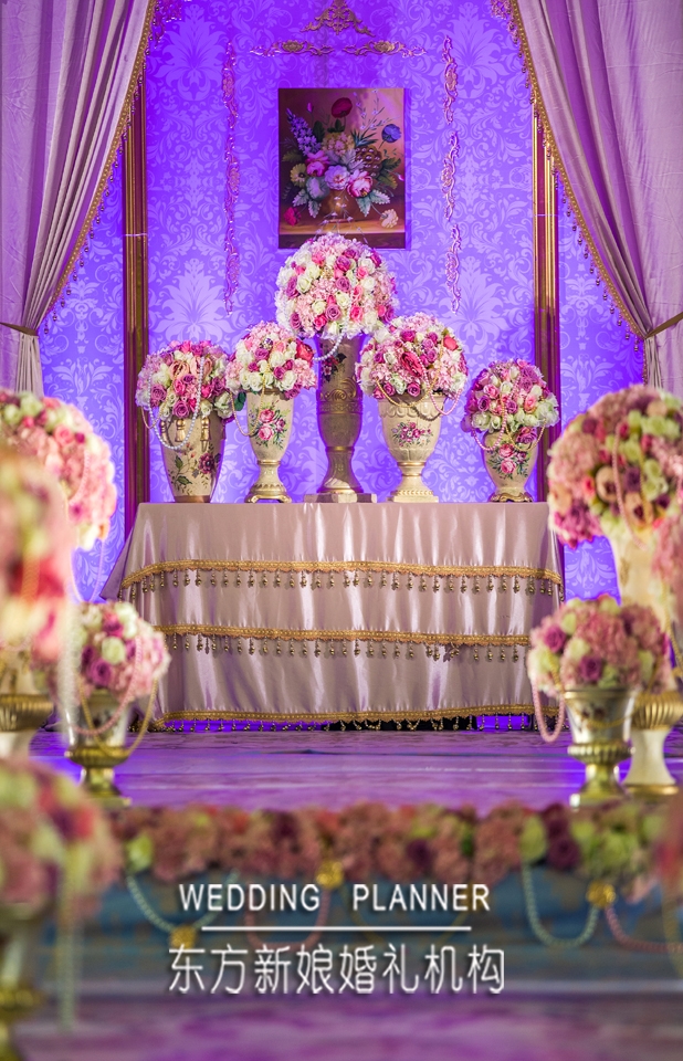 奢华,灯光,花艺,