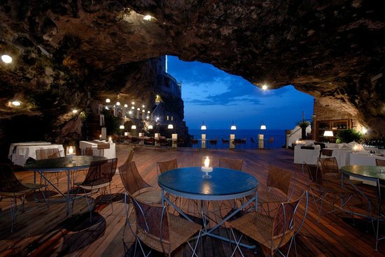 Grotta Palazzese Polignano溶洞酒店，意大利,