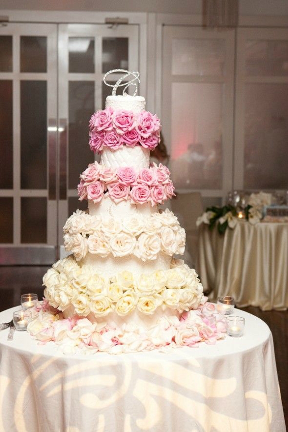 鲜花蛋糕,唯美梦幻婚礼,