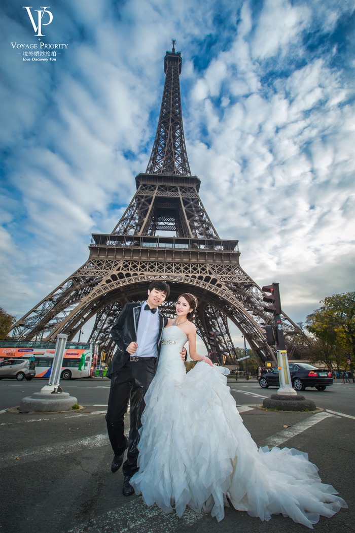 巴黎经典婚纱摄影图片