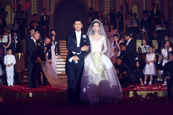 黄晓明&baby1008世纪婚礼,网友大呼甜炸了!-来自婚礼设计师客照案例 |