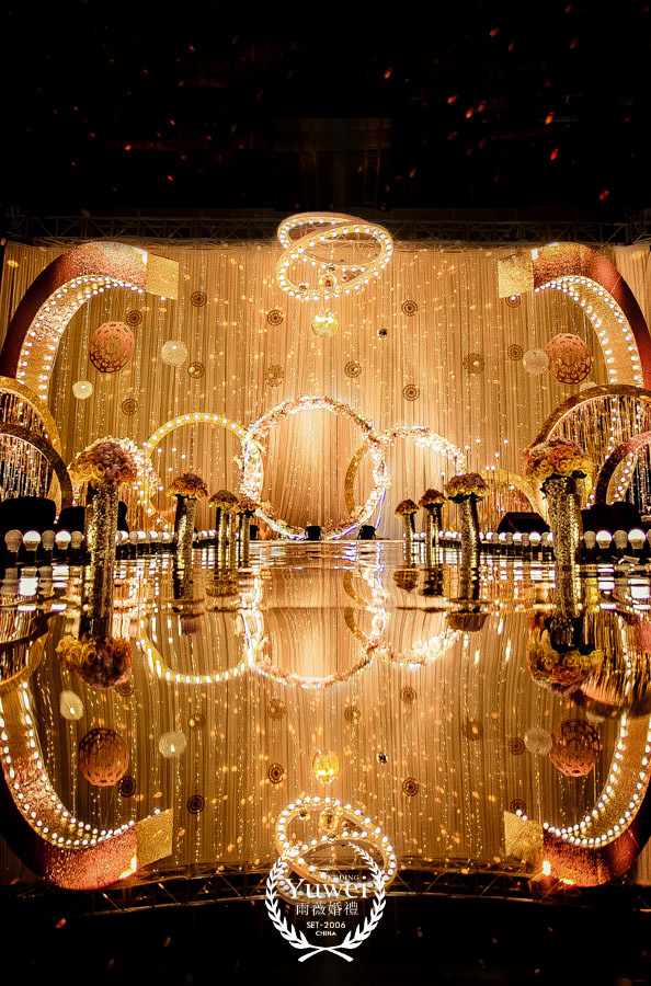 奢华大气主题婚礼婚礼布置唯美梦幻风婚礼