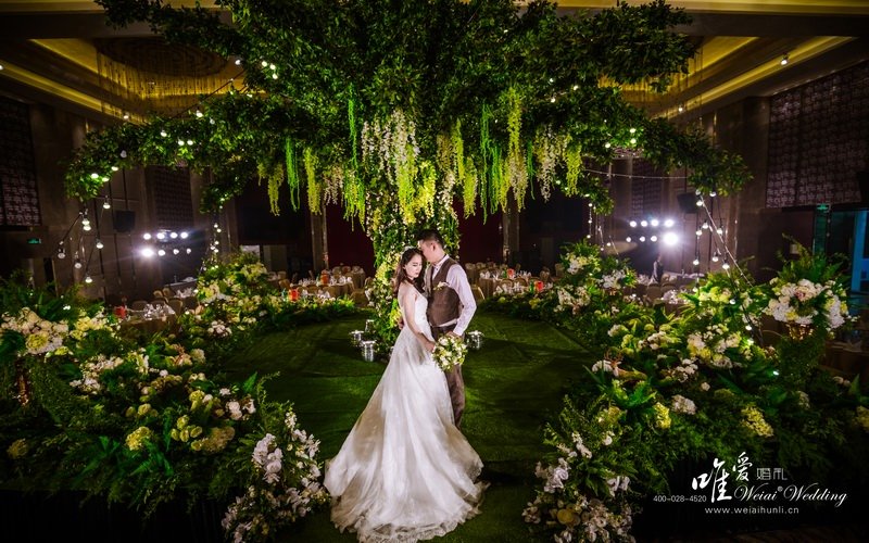 森系婚礼-来自唯爱婚礼客照案例 |婚礼时光