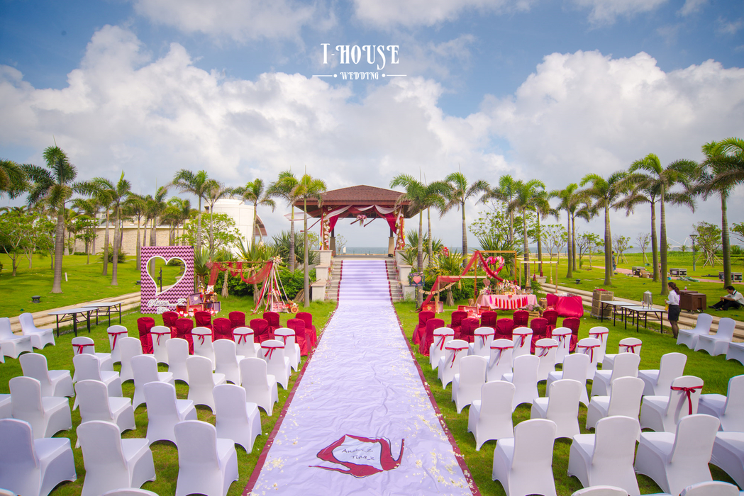 户外婚礼仪式区