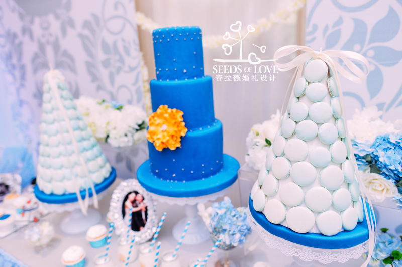 婚礼蛋糕婚礼甜品马卡龙