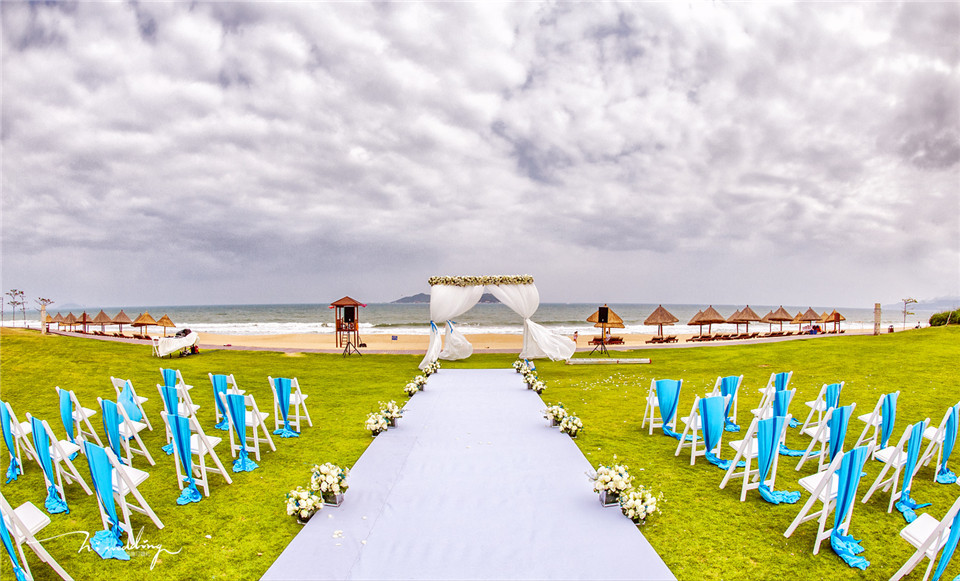 户外海边婚礼《为我们的爱,就这样相守》