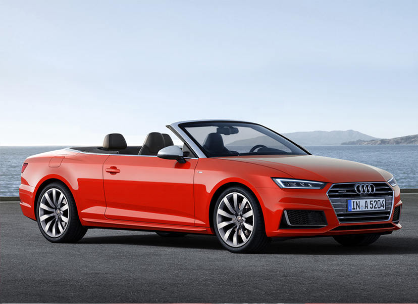 奥迪a5敞篷版/红色