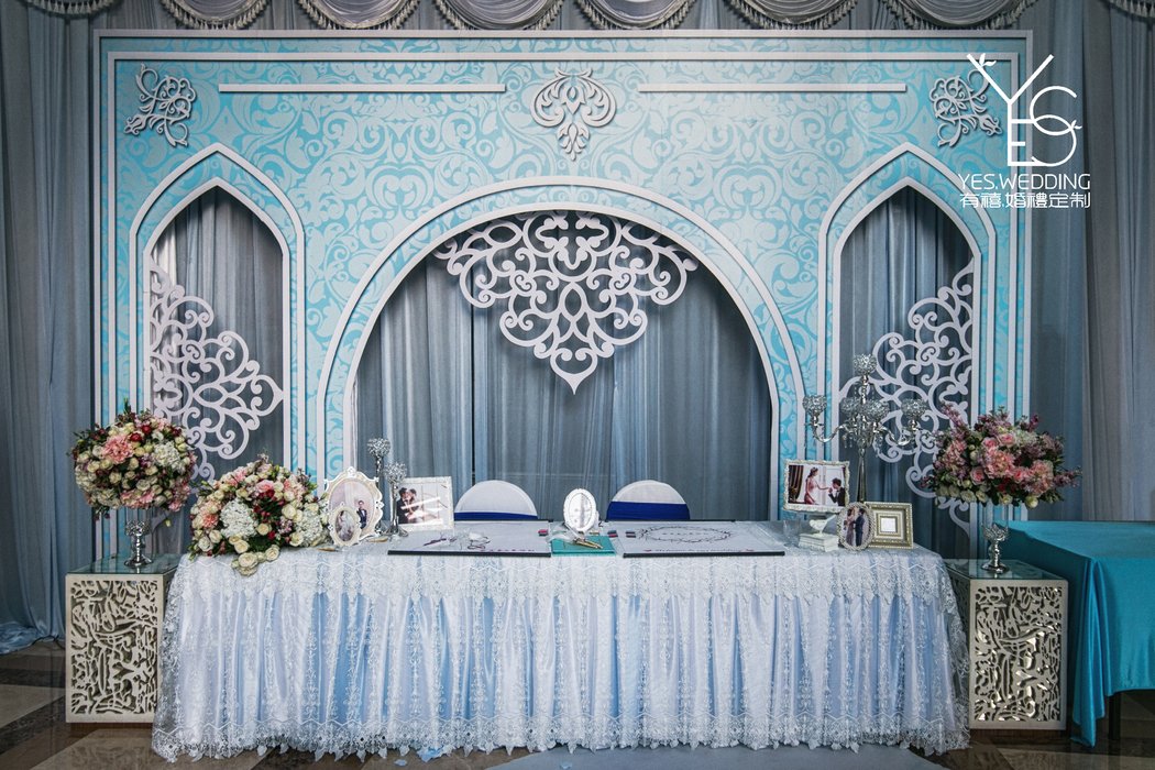 唯美浪漫婚礼主题婚礼签到台