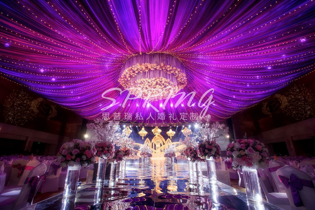 唯美紫色系婚礼《静谧》-来自思普瑞私人婚礼定制客照案例 |婚礼时光