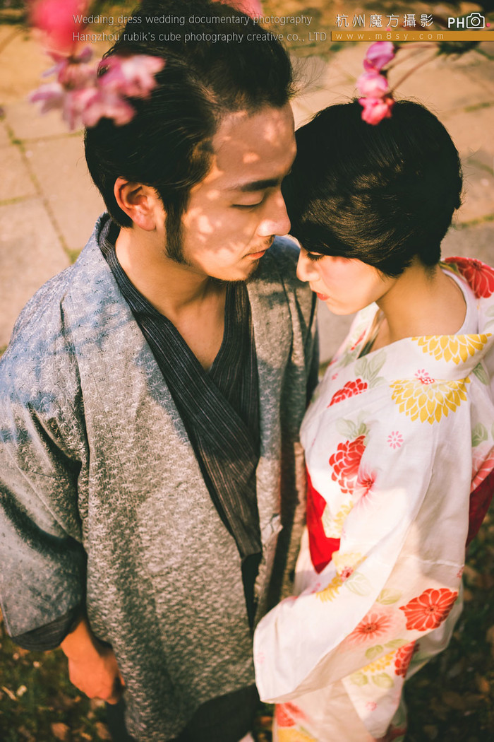 日系婚纱照日式礼服和服