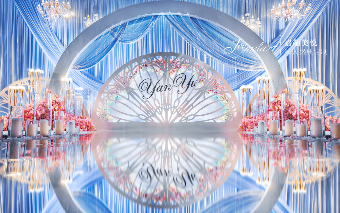 唯美梦幻风背景墙