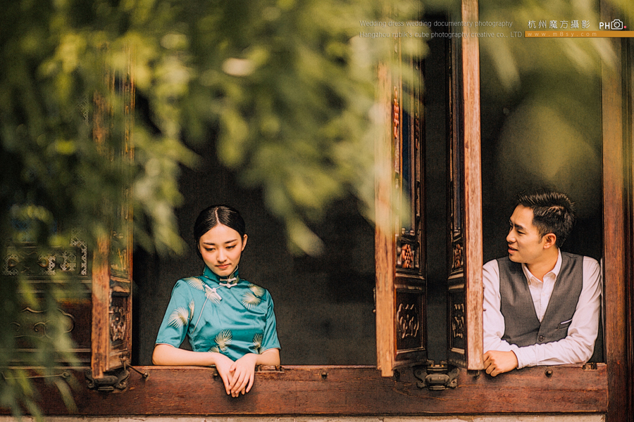 复古民国风婚纱照图片_军阀复古婚纱照民国风