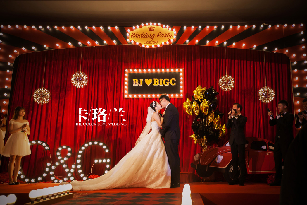 复古婚礼百老汇主题婚礼剧院风婚礼