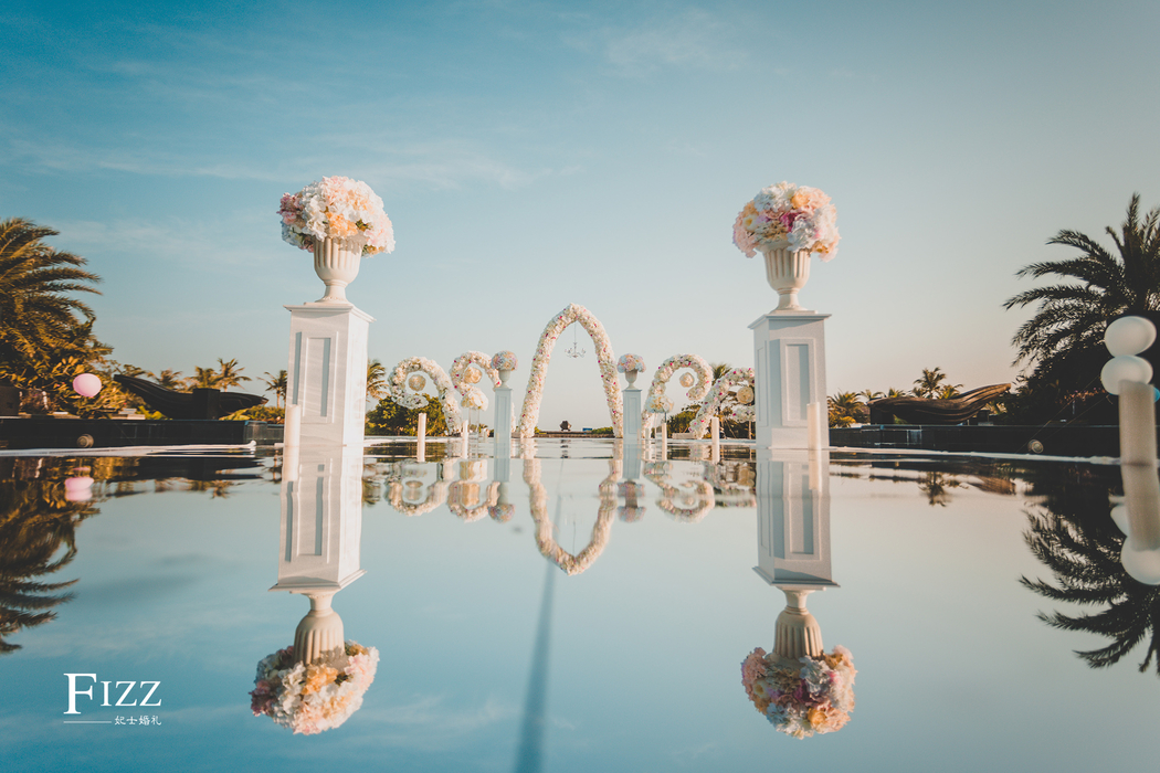 户外婚礼水上婚礼泳池婚礼