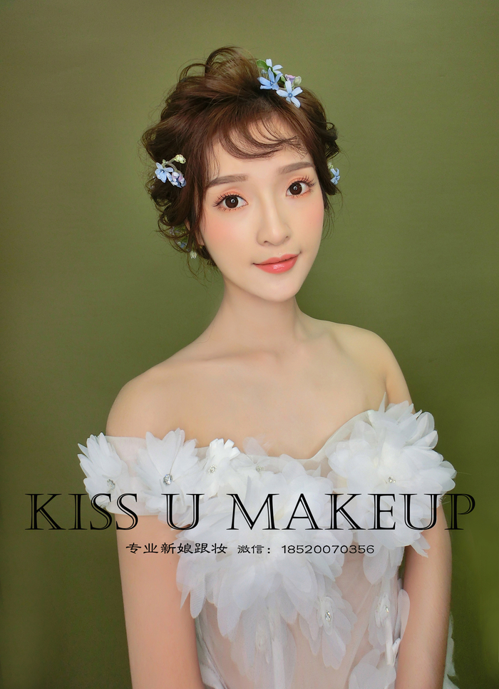 短发新娘造型新娘妆