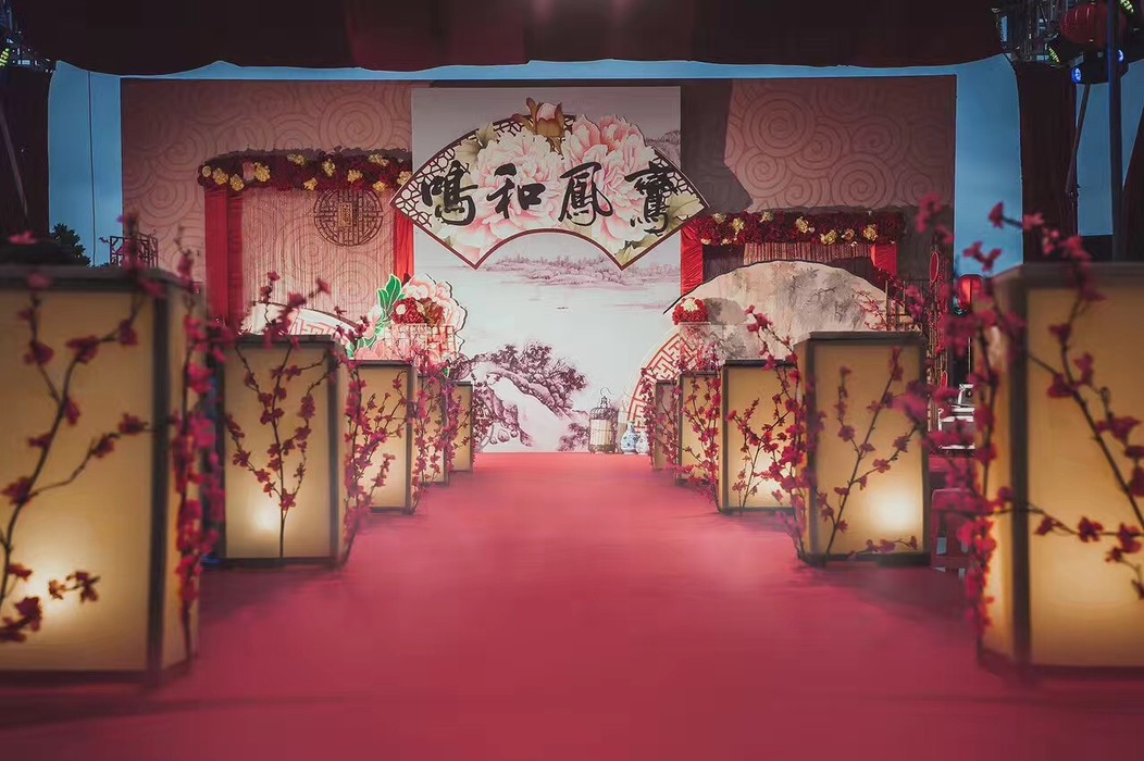 中式婚礼路引通道