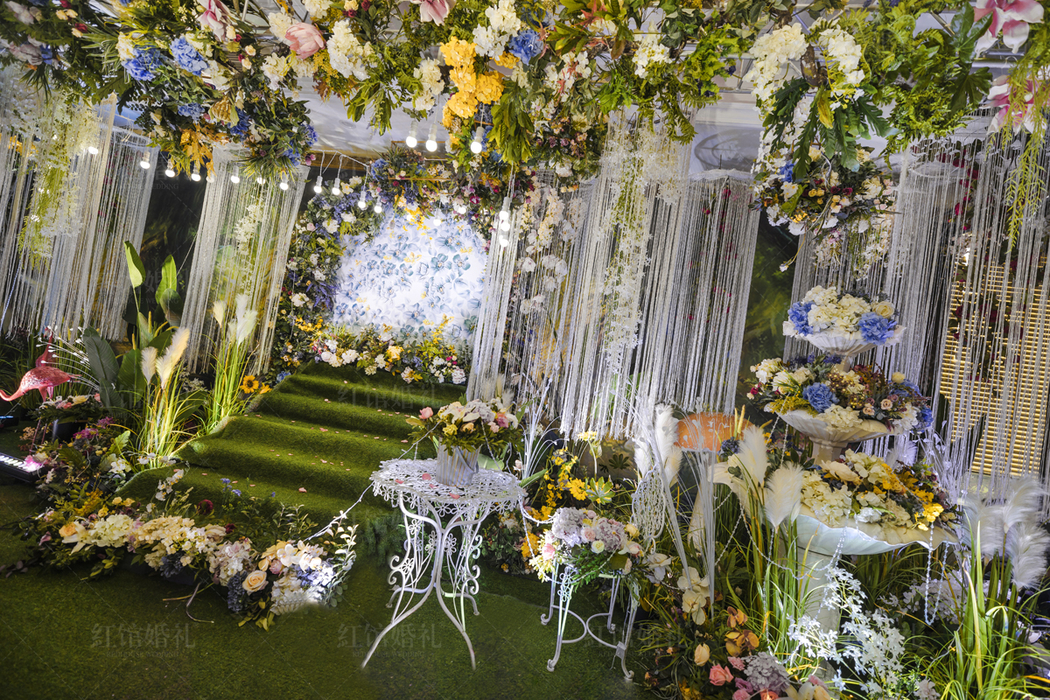 森系花海婚礼《春风十里》