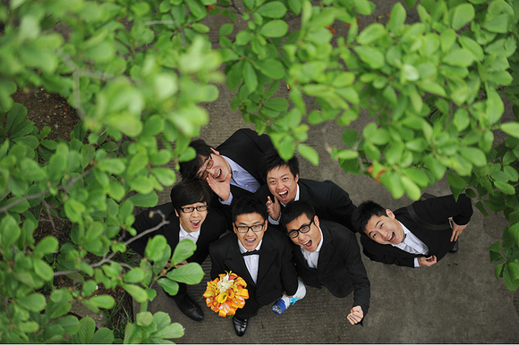 婚礼里的趣味合影