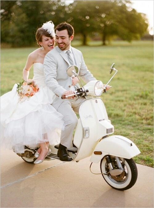 婚礼跟拍摩托车婚车