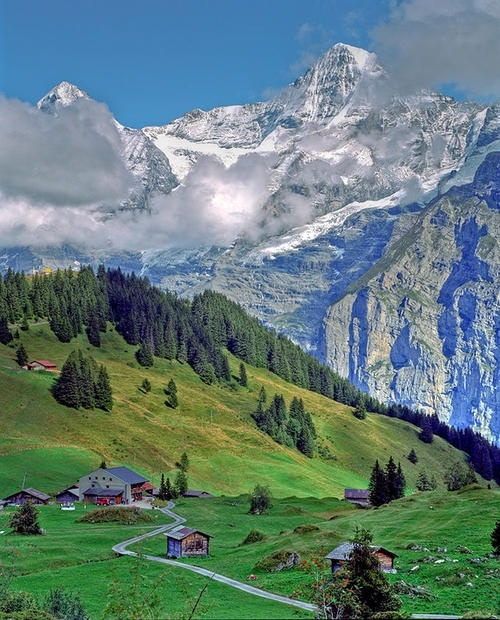 瑞士雪山,古堡,高山滑雪,亲们,你们觉得这样的蜜月怎么样呢!