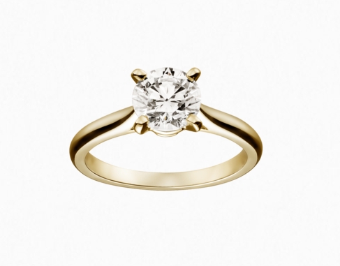 10款cartier卡地亚订婚钻戒,solitaire 1895系列