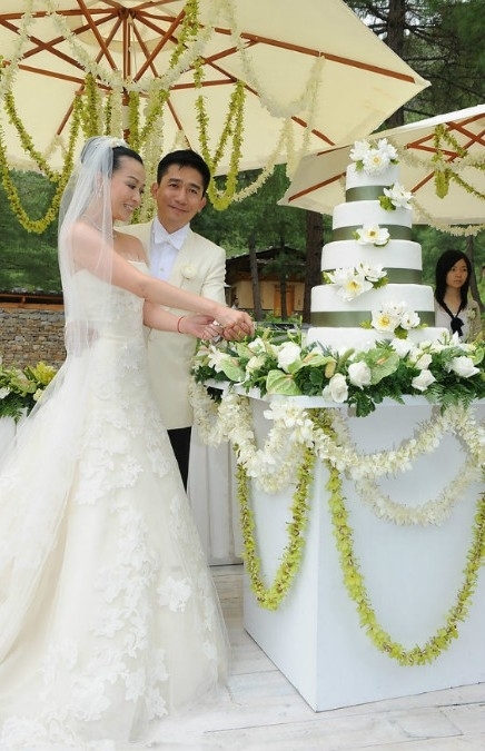 vera wang刘嘉玲明星婚礼梁朝伟